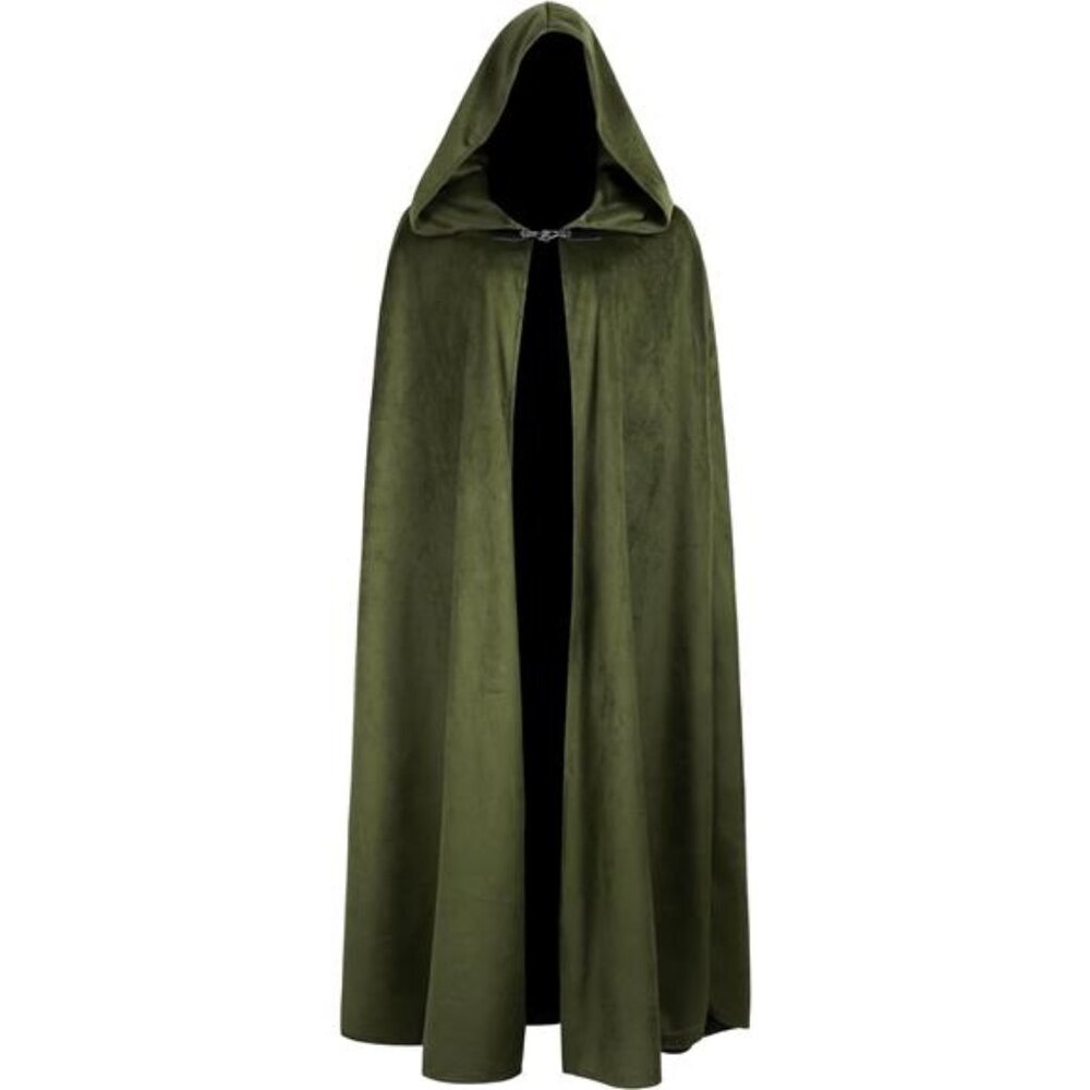 Halloween‎ Medieval Costume Renaissance Cloak with Hood Medieval Cloak with Hood